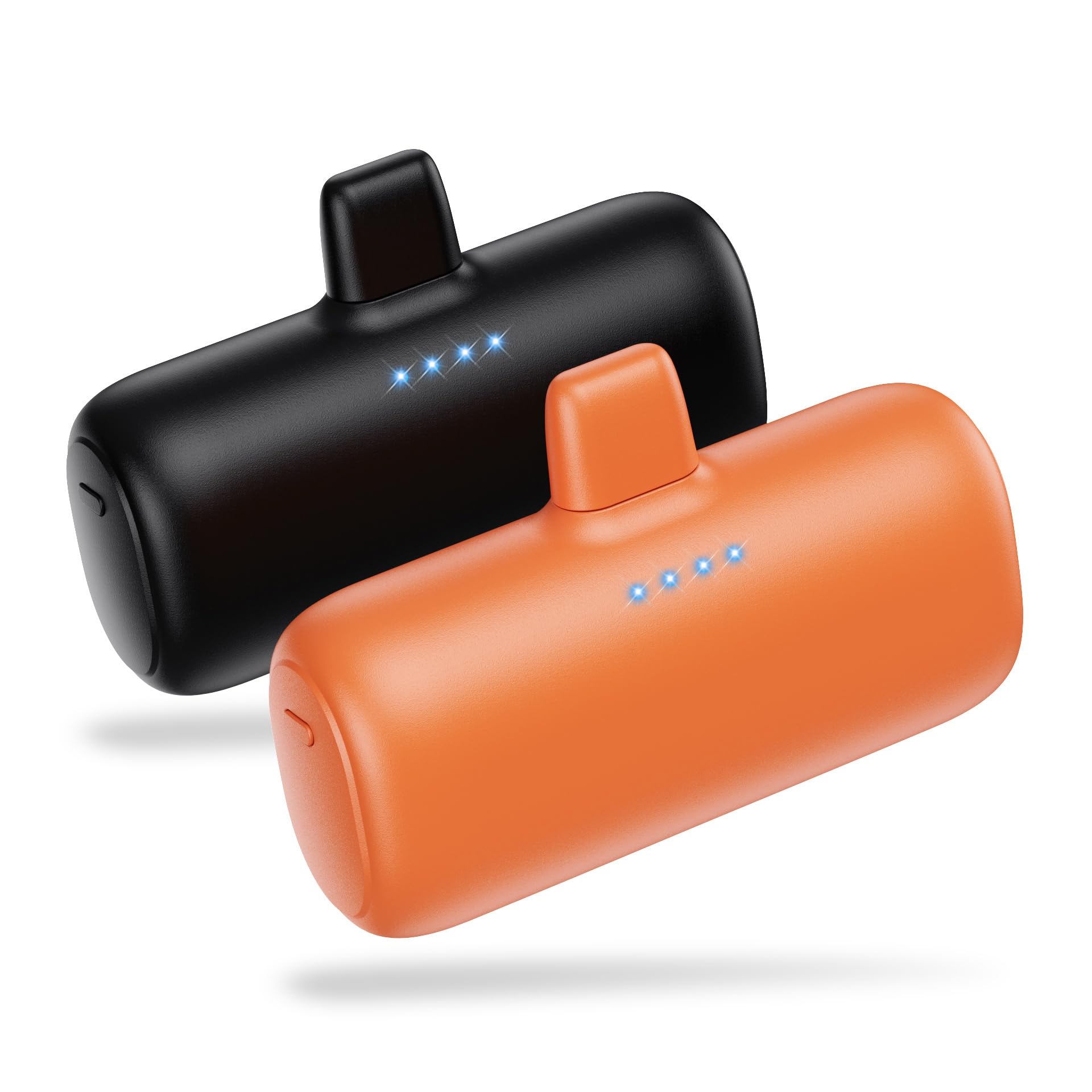 [2-Pack] Mini Portable Charger for iPhone,5200mAh Ultra Compact PD Fast Charging Power Bank,Plug-in Battery Pack Travel Cordless Phone Charger,Compatible with iPhone 14/14Pro/13/12/11/X/8/7/6plus etc