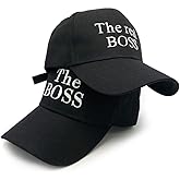 Matching Couple Snapbacks Hats for Him and Her The BOSS & The Real BOSS Hip Hop Caps Embroidered Adjustable