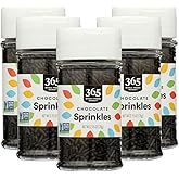 365 by Whole Foods Market, Chocolate Sprinkles, 2.75 Ounce (Pack of 5)