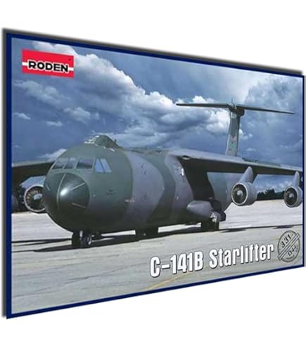 Amazon.com: Roden ROD331 1:144 C-141B Starlifter Polar Nine One