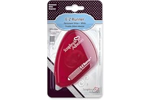 Scrapbook Adhesives by 3L Runner Strips, E-Z Permanent Adhesive Dispenser, 33-Feet, Single, Model:01644