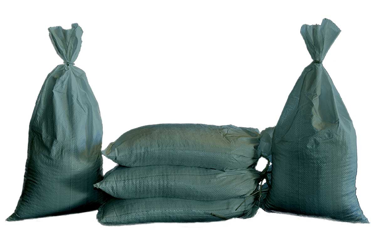 Sand Bags Empty Woven Polypropylene Sandbags with Builtin Ties, UV