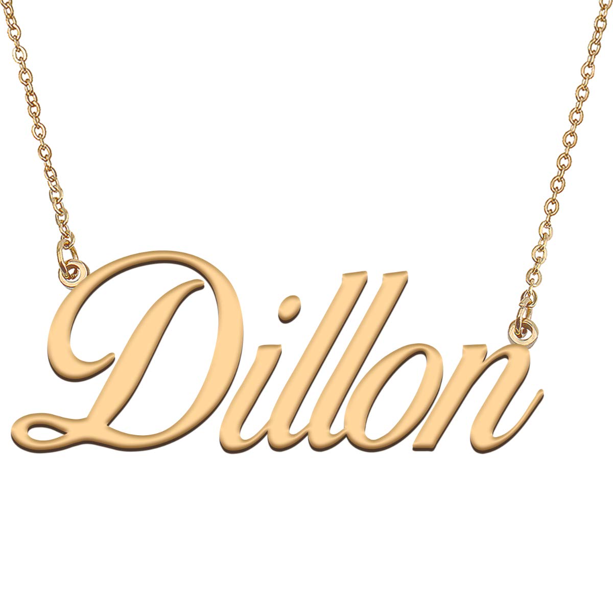 HUAN XUN Customized Custom Simple Any Name Necklace