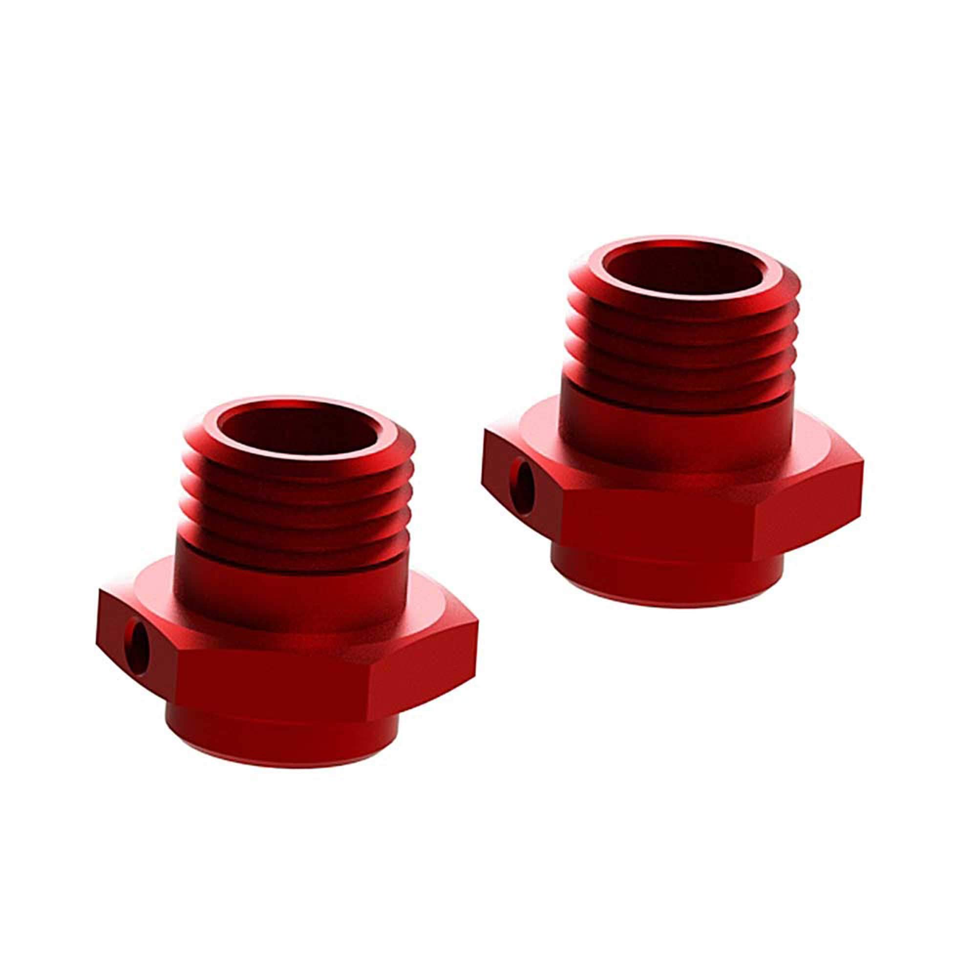 Arrma Wheel Hex Alumn 17mm/16.5mm Red (2) (AR310484)