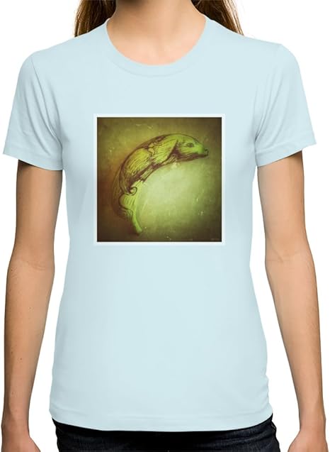 Society6 Women's The Neverending Story T-Shirt X-Large Light Blue at Amazon Womenâs Clothing store