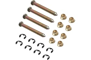 YLTKJ Replacement Door Hinge Pin and Bushing Repair Kit Lock Nuts for Ford Bronco F150 F250 F350 Bronco SUV BX101363