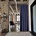 Room/Dividers/Now Tension Curtain Rod, Adjustable Heavy-Duty Tension Rod No Drilling Required, 28-50 Inch, Black Curtain Tension Rod with Strong Hold and Easy Setup for Windows, Closets and Spaces