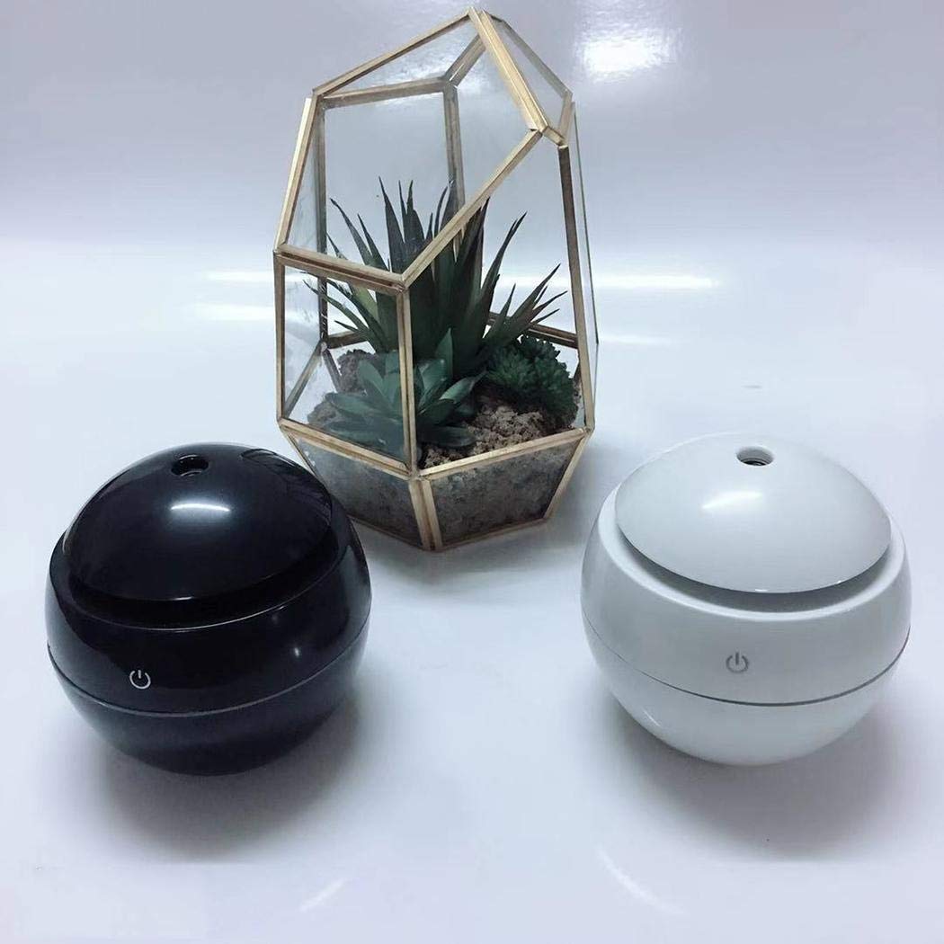 Iiloens Mini Portable Ultrasonic Humidifier Anti-dry Essential Oil Diffuser Humidifiers