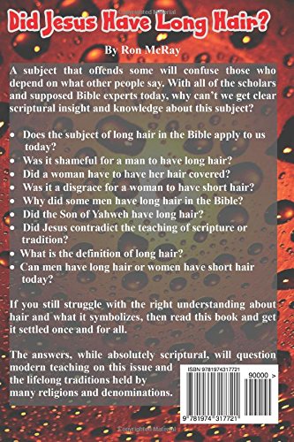 Buy Did Jesus Have Long Hair The Biblical Verdict Book Online