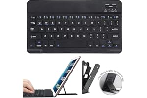 Coastacloud Keyboard for Samsung Tablets,Bluetooth Keyboard for iPad, Ultra Slim Rechargeable Clavier Pour Tablette, Fits iPh