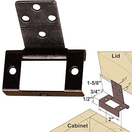 Buy Platte River 141548 Hardware Hinges Surface Mounted Non