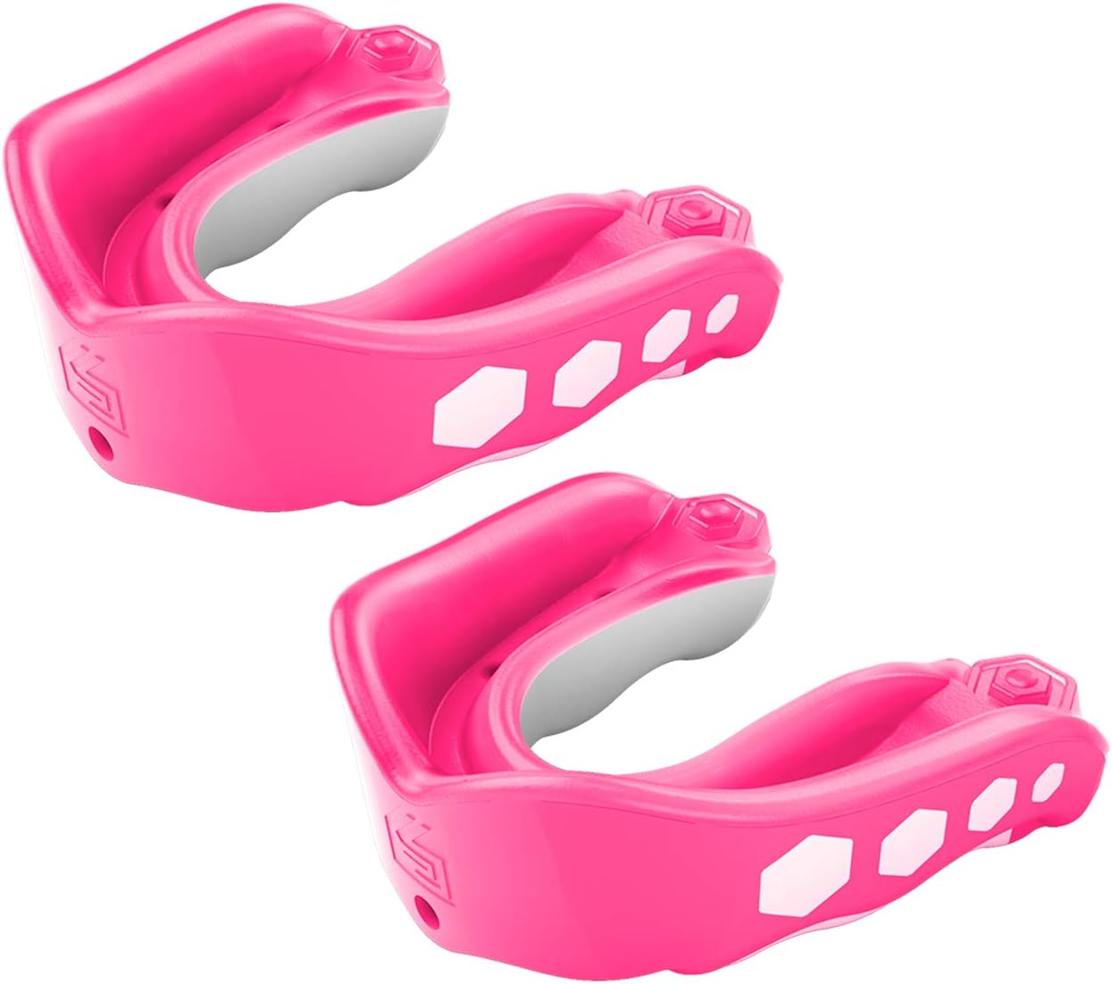 Shock Doctor Mouthguard Pack of 2 Gel Max Mouth Guards for Adults