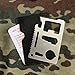 Gifts for Men Credit Card Survival Wallet Multi Tool ( 2 Pack ) Think Stainless Steel