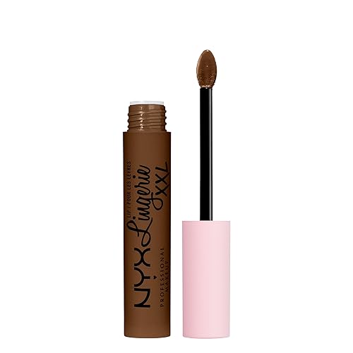 NYX PROFESSIONAL MAKEUP Lip Lingerie XXL Matte Liquid Lipstick - Goin Desnuda (Chocolate Brown) - Amazon deal for $7.91