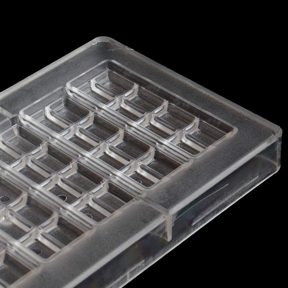 Chocolate Bar PC Mould Clear Polycarbonate Chocolate Mould DIY Handmade