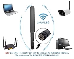 WiFi Antenna 8dBi Omni RP-SMA Male 2.4Ghz 5.8Ghz