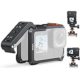 VRIG Aluminum Protective Frame Case for Gopro 13 12 11 10 9 Black, Durable Housing Cage Support Vertical and Horizontal Shooting with Quick-Release System,1/4" Thread & Cold Shoe