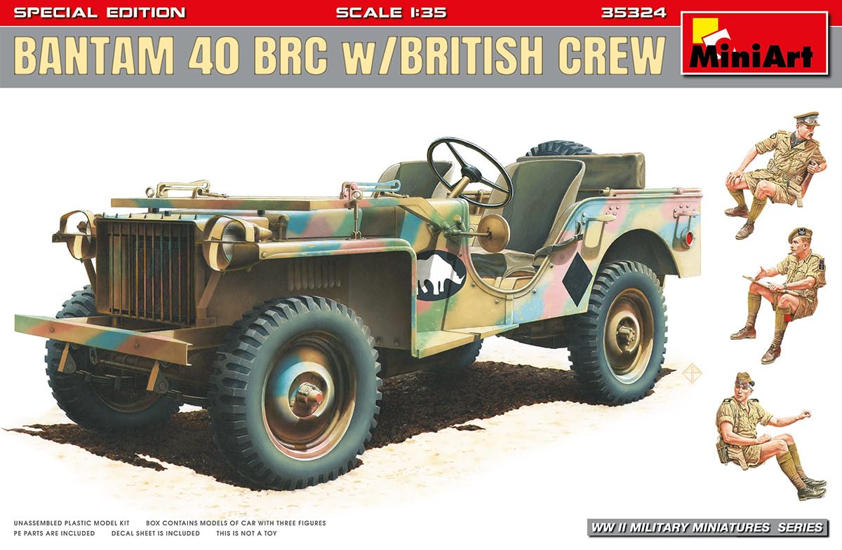 Miniart 1:35 - Bantam 40 BRC W/British Crew SPEC EDT