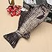 Caveen Fish Like Pencil Case Pen Box Holder Zipper Pouch Coin Purse Cosmetic Bag