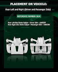 SCITOO 18B5397 18B5396 Disc Brake Calipers Assembly