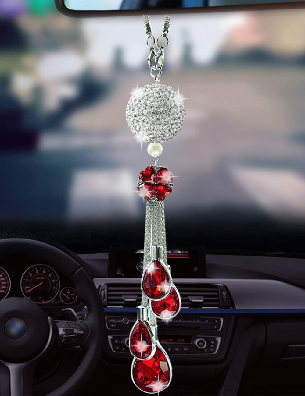 LOHO MAGICA Bling Car Accessories for Women and Man, Cute Car Decor for