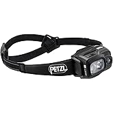 PETZL Swift RL Headlamp Black, 1100 lumens with Reactive Lighting
