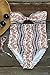 Cupshe Fashion Women's Printing Halter One-piece Swimsuit Bathing Suit
