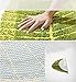 Luxbon Green Leaf Shaped Oval Bathmat Living Room Carpet Bedroom Rug Washable Rugs Home Decorator Floor Rug and Carpets(27.5