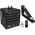 KING KB2405-1-ECO2S-PLUS KB ECO2S+ 2-Stage Electronic Garage Heater w/Remote Temperature Sensor, 5KW / 240V