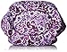 Vera Bradley Women's Cotton Glenna Satchel Purse, Lilac Paisley, One Size