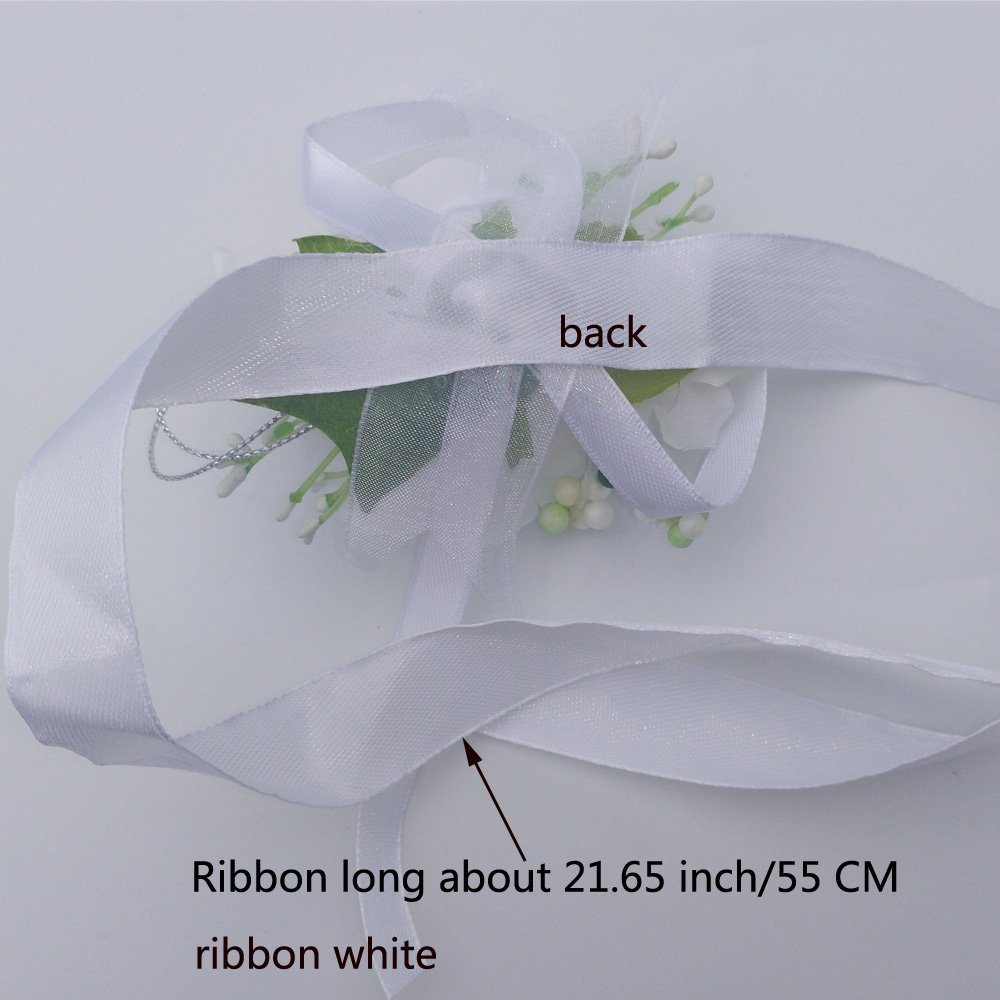 Arlai Set of 2,Wrist Corsage wristband Roses Wrist Corsage for Prom