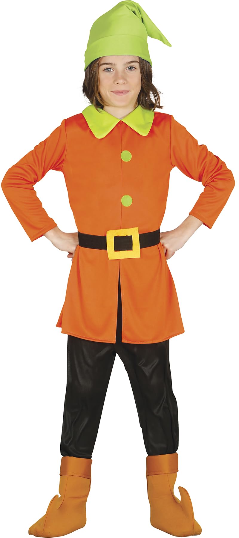 FIESTAS GUIRCA Child's Orange Dwarf Costume