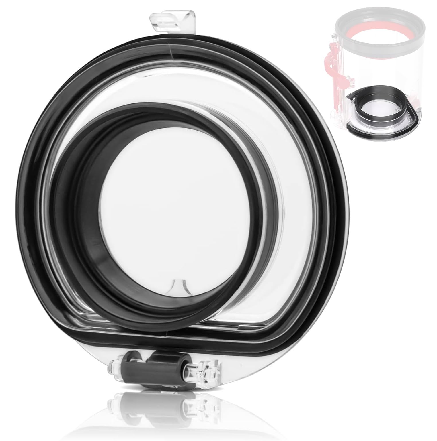 Photo 1 of ACCTDLF Dust Bin Lid Replacement for Dyson V10 V11 V15 SV12 SV14 SV15 SV22 Vacuum Cleaner,Canister Dirt Cup Lid,Bottom Accessories Cover Parts,Dust Bucket Cover/Dust Box Lid/Dust Collector Lid