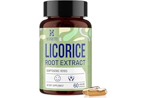 HESPERILYNTIS DGL Licorice Root Extract | Deglycyrrhizinated Licorice Root Extract with Ashwagandha, Rhodiola, Holy Basil | Digestive, Stomach Lining, Gut & Emotional | Max Absorption, 60 Liquid Capsules