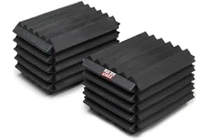 DURATPE U.S. RubberShox Automotive Coil Spring Block Boosters Series Pack, Performance Enhancement for Car Coil Spring Shock Absorption and Protection of Auto Suspension System (2" x 1.5" x 1.25")