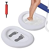 2 Pack Inflatable Pool Foot Bath Basin-Folding Pool
