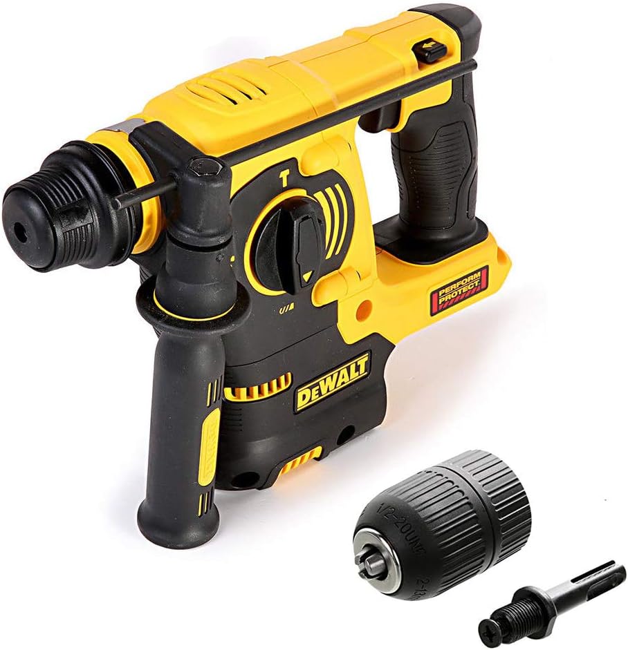Dewalt DCH253N 18V XR SDS Plus Hammer Drill Body with Extra Chuck