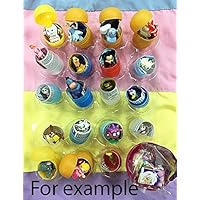 20psc for Girls Only toys from cartoon!No puzzles jewelry,no other obscure toys!From Eggs in Shells Kinder surprise toys in capsules only, chocolate not included. Party Favor easter AND OTHER EGGS