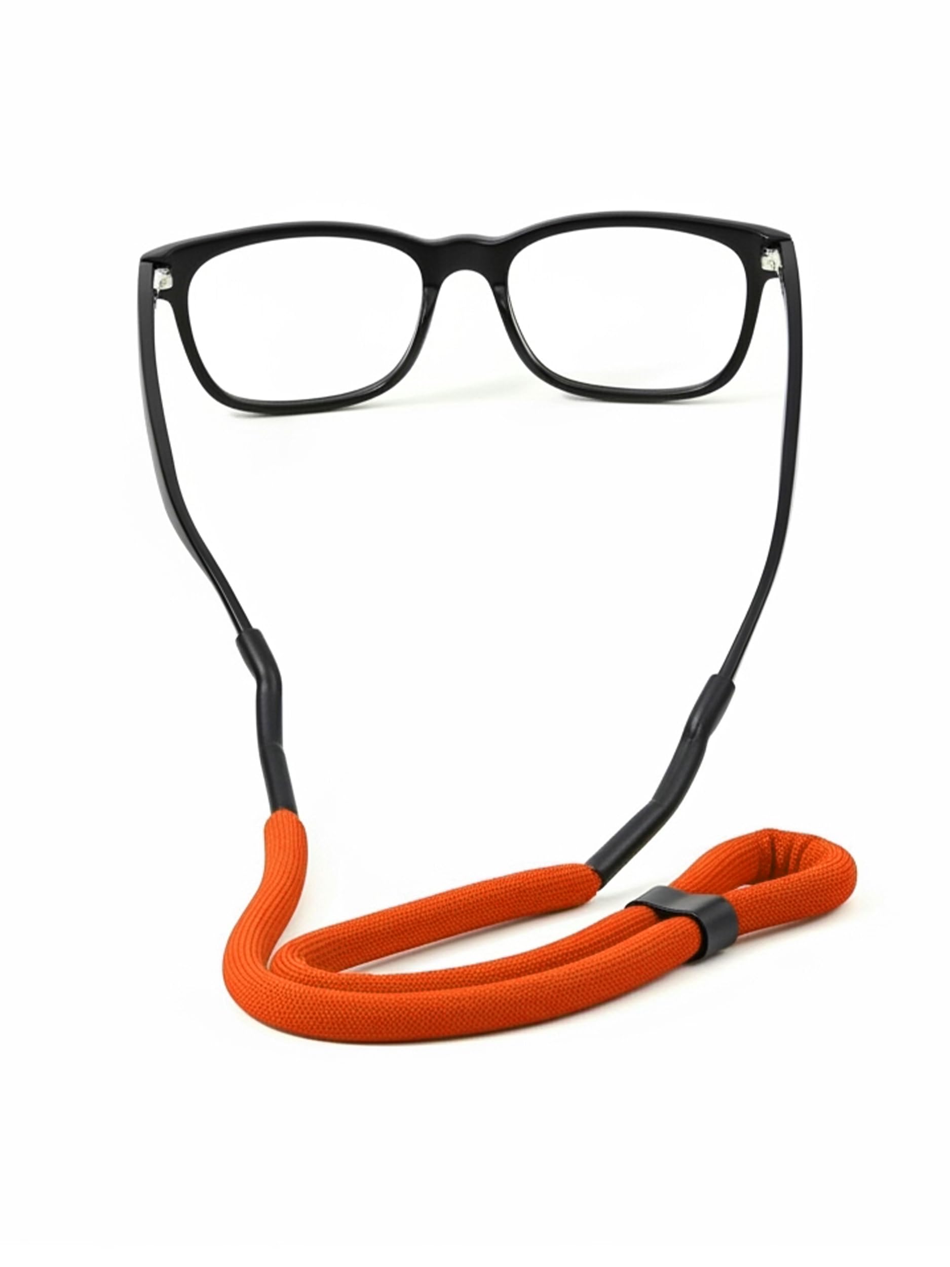 SPORTS WORLD VISION Floatable Glasses Strap – Premium-Visibility Neon Cord for Water Sports | 70cm Adjustable Stopper & Anti-Slip Sunglasses Strap Retainer in 1 or 2 Pack