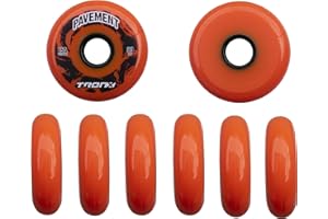 TronX Outdoor Pavement Asphalt Inline Roller Hockey Wheels 8 Pack (59mm)