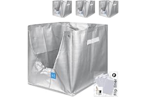 KROPBOM 4 Pack Litter Box Liners F Compatible with Modkat Flip Litter Box Liner Type F, Reusable Liner Type-F with Carrying Handles