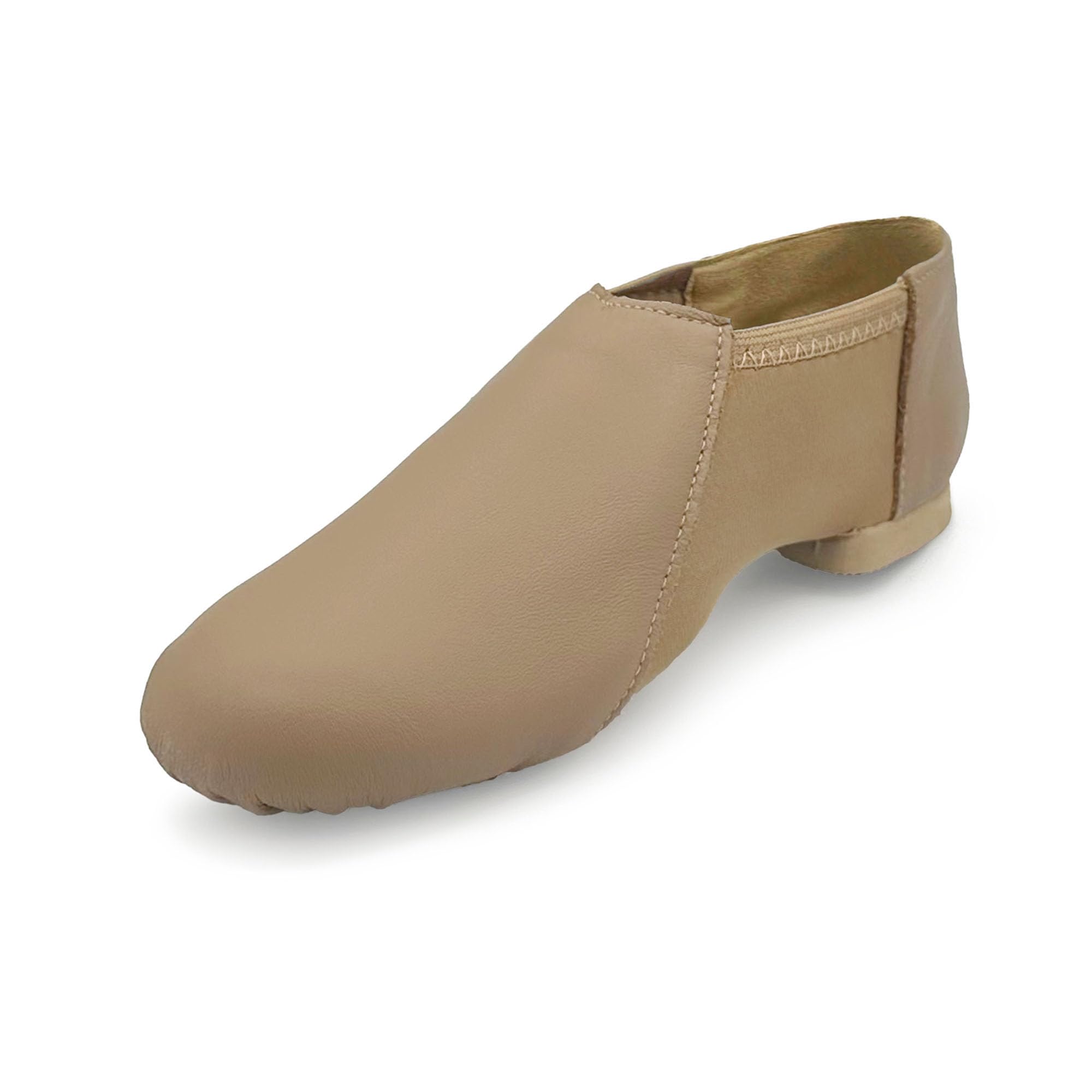 So Danca Jazz Leather Shoe with Arch Hugging Neoprene – JZ43 Java (Caramel,…