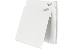 Carstens Records Heavy Duty Vinyl Album Dividers A-Z | Single Sided Printing | 12" LP Organizers with Tabs | Pack of 26 White | Made in The USA | for Side Browsing