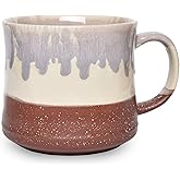 Bosmarlin Large Ceramic Coffee Mug, Big Tea Cup, 7 Colors to Choose, 21 Oz, Dishwasher and Microwave Safe, 1 PCS (Red)