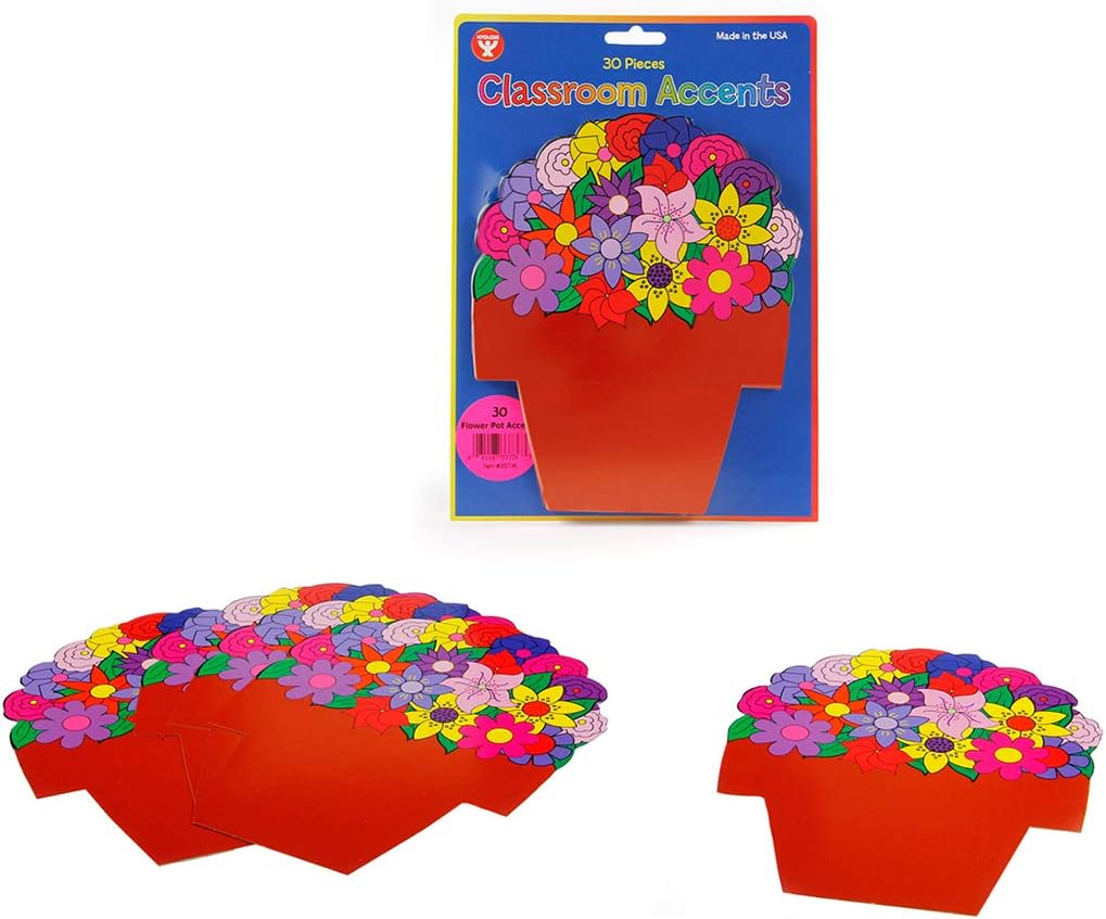 Hygloss Products, Inc 33710 Happy Multi-Color Smiley Face Classroom Accents – Creative Teaching Resources – 6 Inches, 30 Pack: Arts, Crafts & Sewing