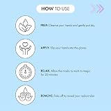 7th Heaven Coconut Hand Masks 3pk - Vegan Skincare Gloves for Dry Rough Chapped view 5