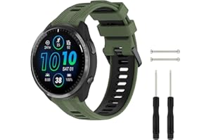 Baaletc Compatible with Garmin Forerunner 945/ Forerunner 935 Watch Bands, Soft Silicone Sports Garmin 935/Fenix 5/Fenix 5 Plus Watch Band Replacement for Garmin Forerunner 945 Smartwatch