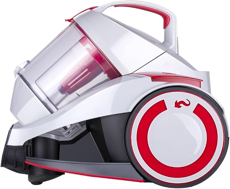 Aspirador sin Bolsa DD2502 - Vacuum Cleaner 700W con Filtro HEPA 12, Cepillo Combinado, Boquilla para Rincones y Parquet, Depósito Recogedor de Polvo 1,8 L