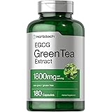 EGCG Green Tea Extract Pills | 180 Capsules | Max Potency | Non-GMO & Gluten Free Supplement | by Horbaach