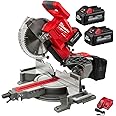 Milwaukee M18 18-Volt FUEL Lithium-Ion Cordless Brushless 10 in. Dual Bevel Sliding Compound Miter Saw Kit